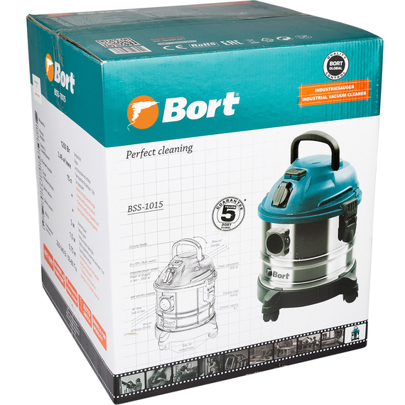 Пылесос для сухой и влажной уборки BORT BSS-1015