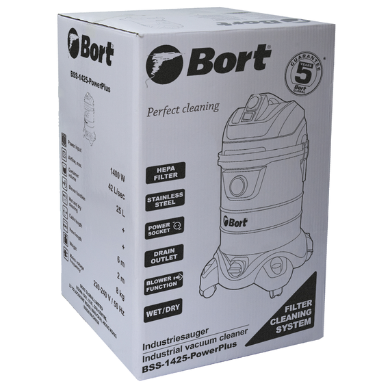 Пылесос для сухой и влажной уборки BORT BSS-1425-PowerPlus