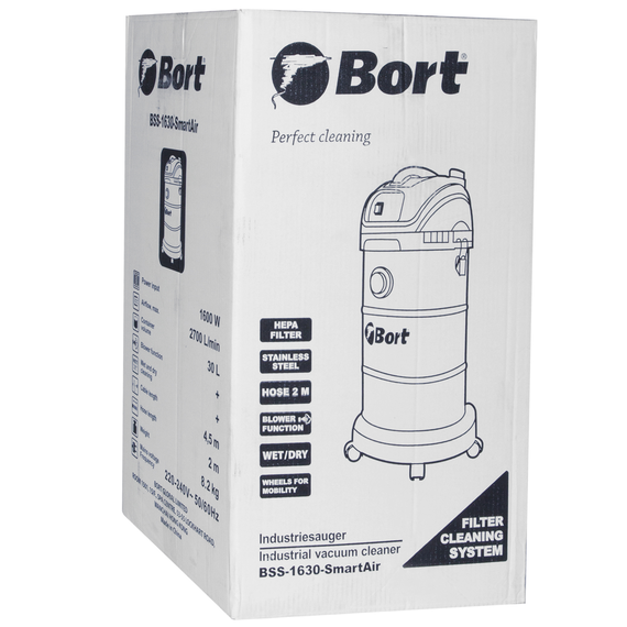 Пылесос для сухой и влажной уборки BORT BSS-1630-SmartAir