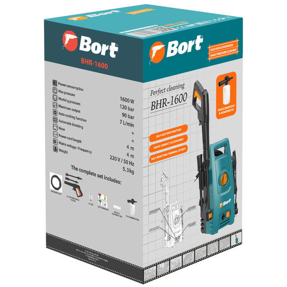 Мойка высокого давления BORT BHR-1600