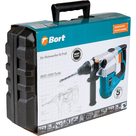 Перфоратор электрический BORT BHD-1000-TURBO