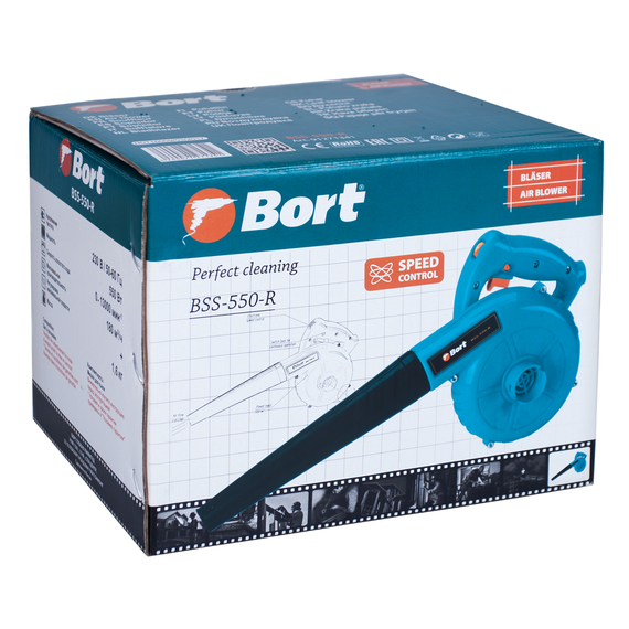 Воздуходувка электрическая BORT BSS-550-R