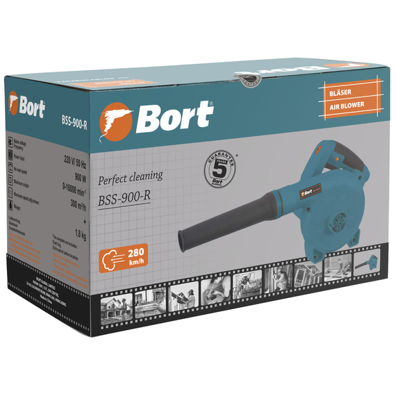 Воздуходувка электрическая BORT BSS-900-R