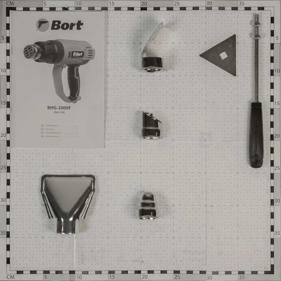 Фен технический BORT BHG-2000F