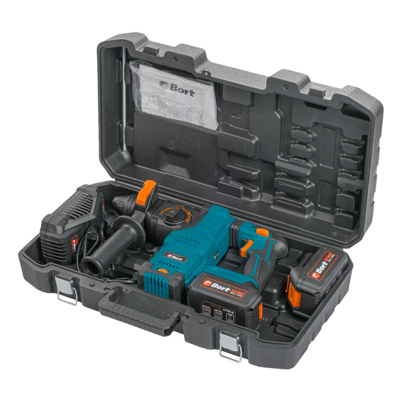 Перфоратор аккумуляторный BORT BHD-21Li-BL (2x4,0Ач+ЗУ)