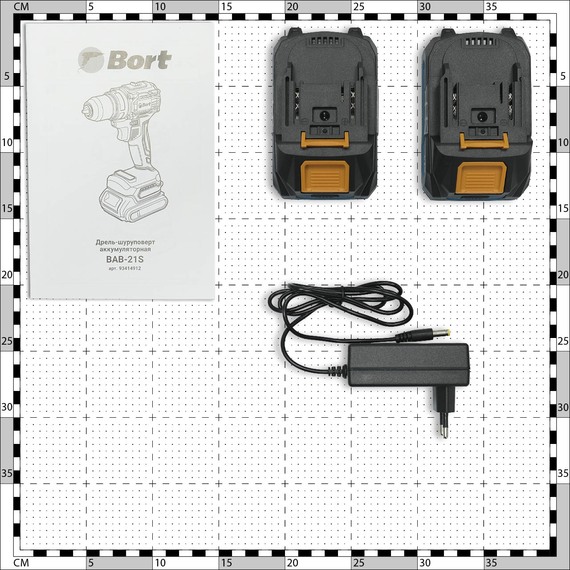Дрель-шуруповерт аккумуляторная BORT BAB-21S (2x2Ач+ЗУ)