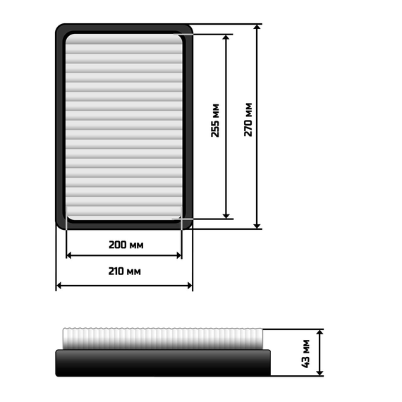 Фильтр для пылесоса патронный BORT BF-700-HEPA