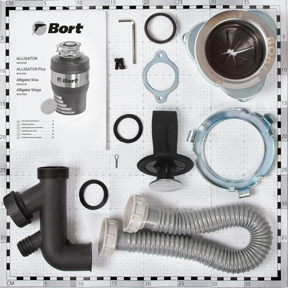 Измельчитель пищевых отходов BORT Alligator MEGA