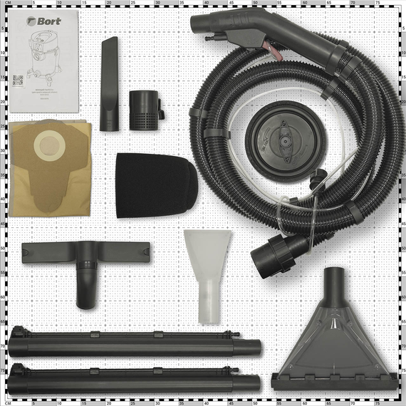 Пылесос для сухой и влажной уборки BORT BAX-500E