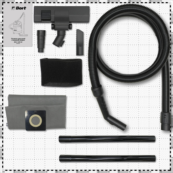 Пылесос для сухой и влажной уборки BORT BSS-1220-M