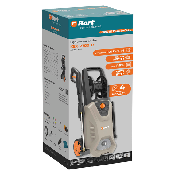 Мойка высокого давления BORT KEX-2700-R