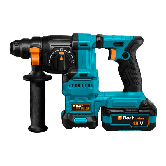 Перфоратор аккумуляторный BORT BHD-20Li-SR (2x4,0Ач+ЗУ)