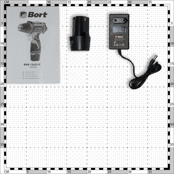 Дрель-шуруповерт аккумуляторная BORT BAB-12x2Li-F (1x1,5 Ah+ЗУ)