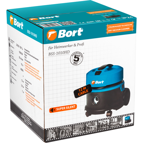 Пылесос для сухой уборки BORT BSS-1010HD