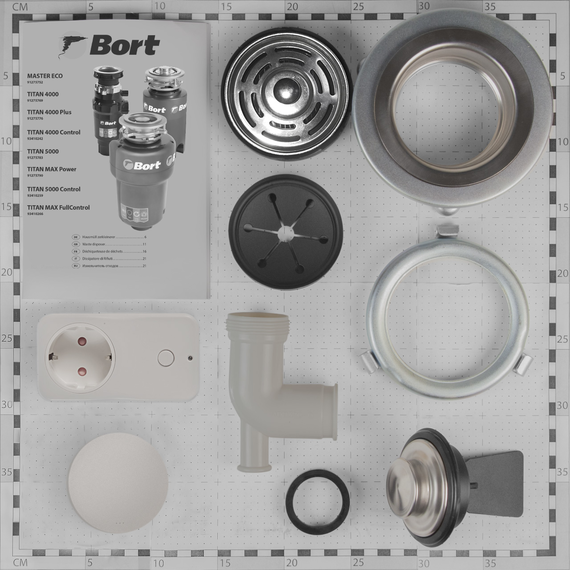 Измельчитель пищевых отходов BORT TITAN 4000 Control