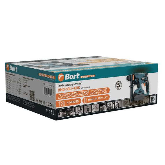 Перфоратор аккумуляторный BORT BHD-18Li-XDK (Без АКБ и З/У)