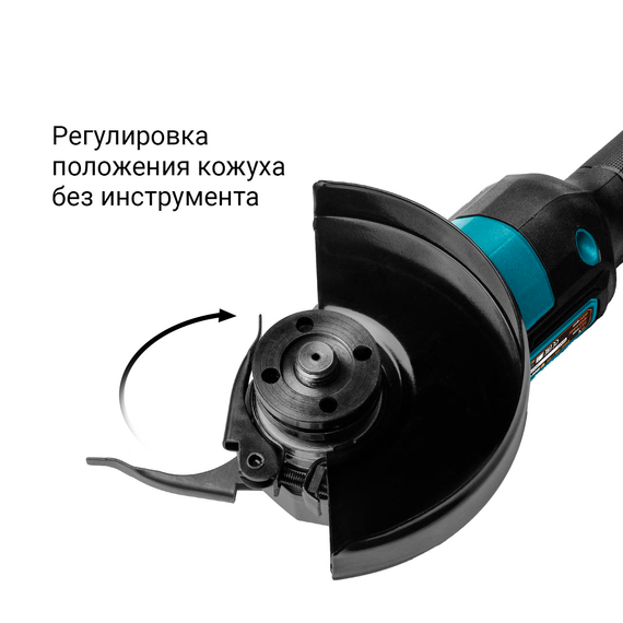 Машина шлифовальная угловая аккумуляторная BORT BWS-18Li-XK (без АКБ и ЗУ)
