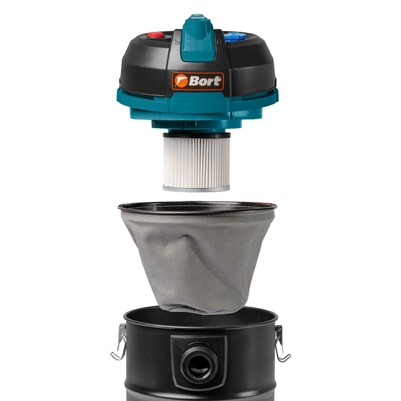 Пылесос для сухой и влажной уборки BORT BSS-1525 BLACK