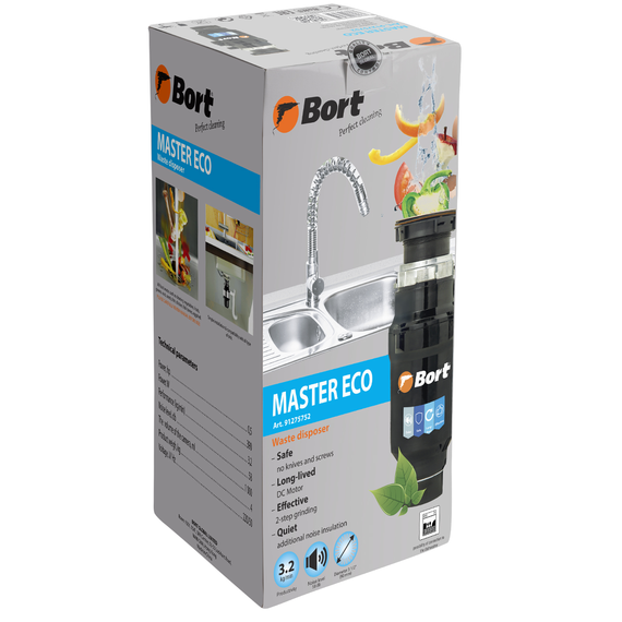 Измельчитель пищевых отходов BORT MASTER ECO