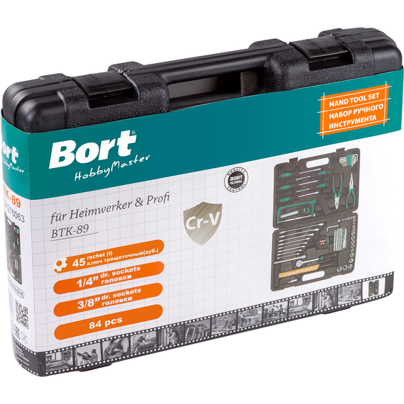 Набор ручного инструмента BORT BTK-89