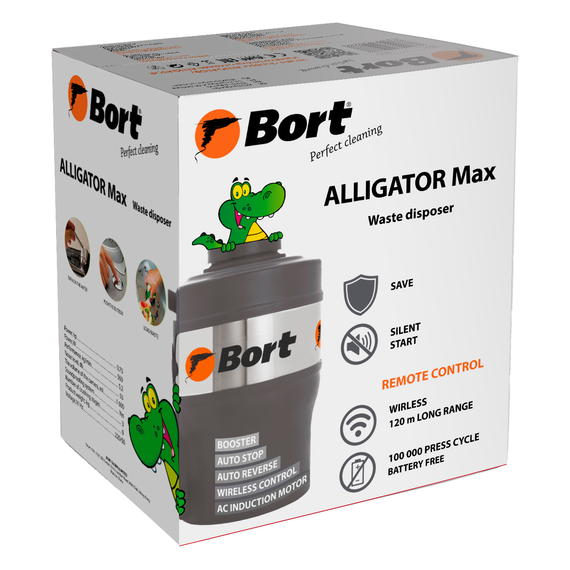 Измельчитель пищевых отходов BORT Alligator Max